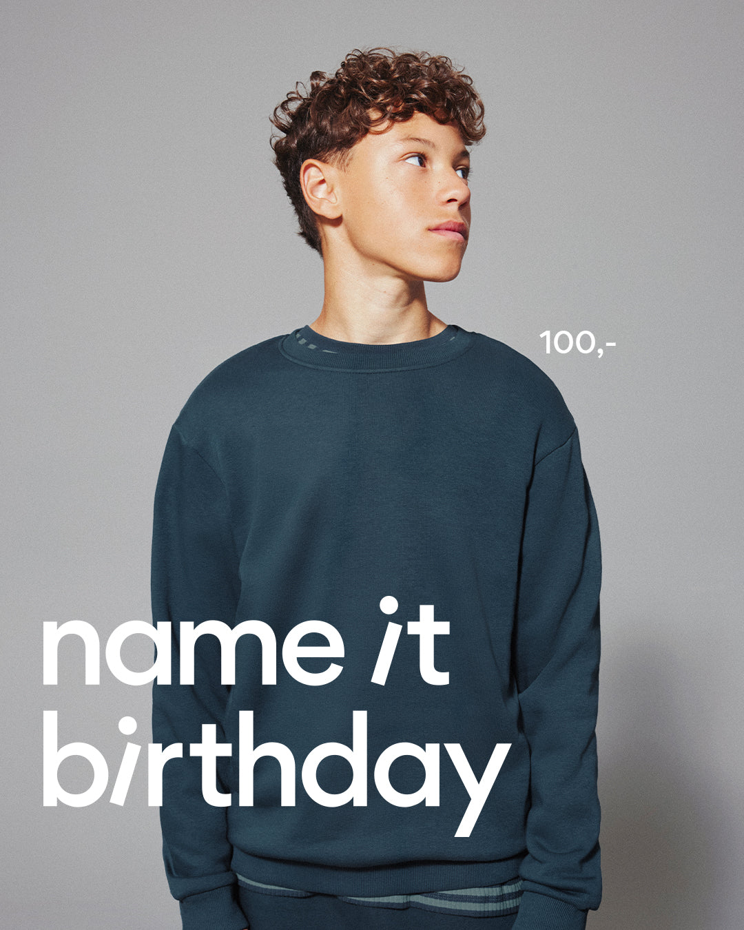 NKMOHANN Sweatshirt - Midnight Navy